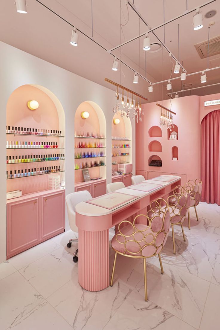 J-Nails Salon Interior
